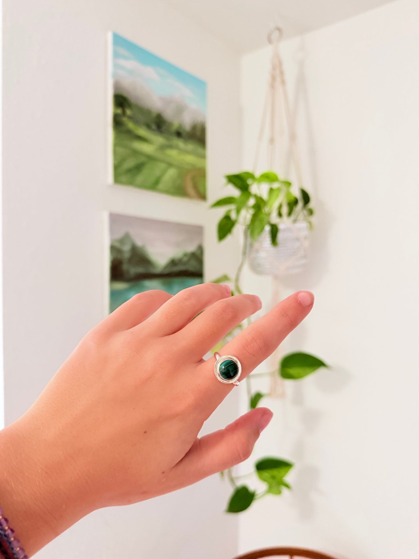 Lily pad ring