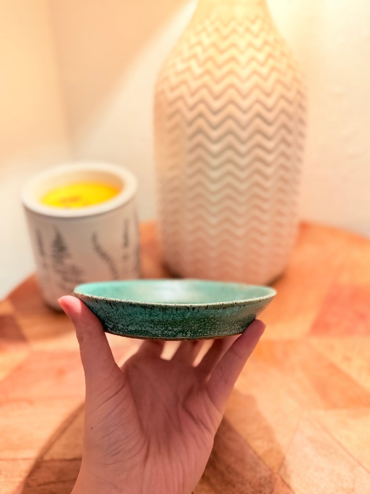 Teal Jewelry Dish